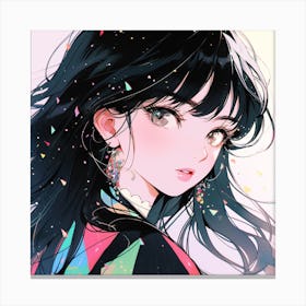 Anime Girl 10 Canvas Print