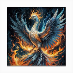 "Rebirth in Flames" Canvas Print