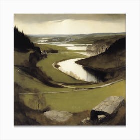 'The Loch' Canvas Print
