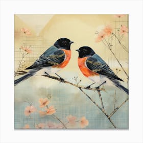 Bird In Nature Barn Swallow 1 Canvas Print