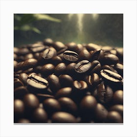 Coffee Beans 75 Canvas Print