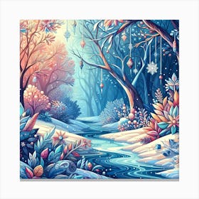 Winter Forest Canvas Print