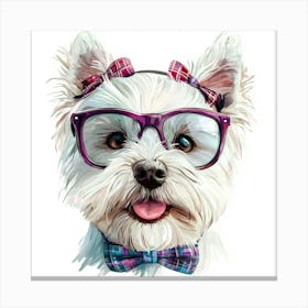 Westie 1 Canvas Print