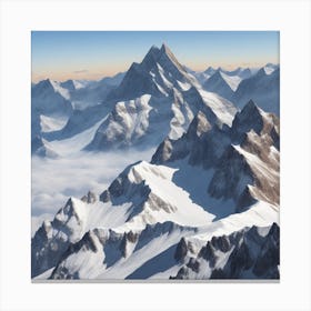 Mountain Range Canvas Print