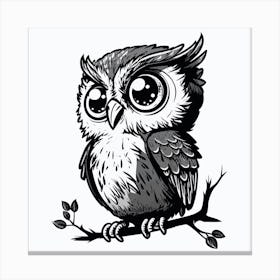 Cute Owl Canvas Print