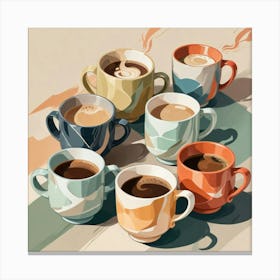 Coffee Cup 7 Canvas Print