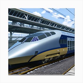 High Speed Train 1 Canvas Print