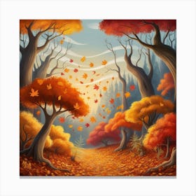 Autumnal Enchantment Canvas Print