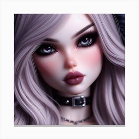 Gothic Doll 5 Canvas Print