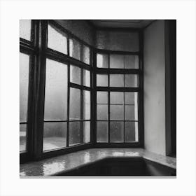 Wet Window Canvas Print