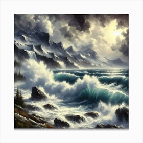 Tempestuous Beauty 27 1 Canvas Print