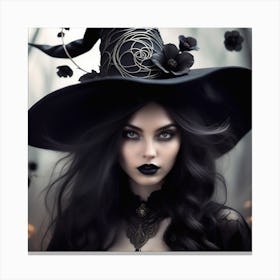 Witch In The Woods Canvas Print