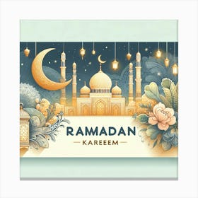 Ramadan Kareem 8 Canvas Print