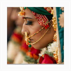 Indian Bride Canvas Print