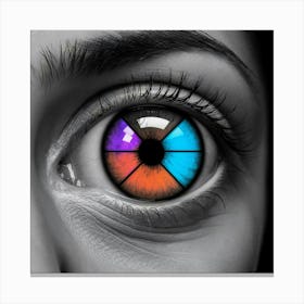 Rainbow Eye Canvas Print