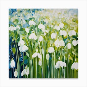 Flower of Snowdrops 4 Canvas Print