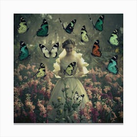 Butterfly Garden 2 Canvas Print