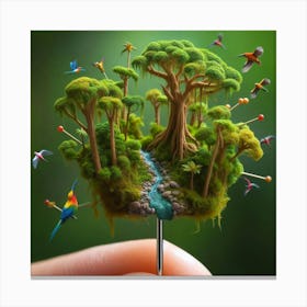 3d Art 4 Canvas Print