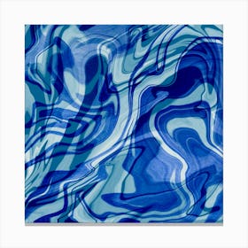 Indigo Sheet Canvas Print