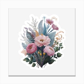 Bouquet Of Flowers 12 Canvas Print