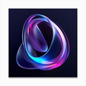 Glowing Ring 3 Canvas Print