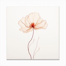 Poppy Flower 3 Canvas Print