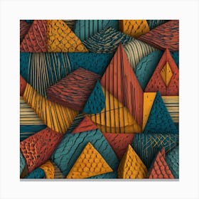 Abstract Geometric Pattern Canvas Print