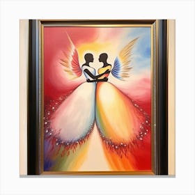 Angels Of Love Canvas Print