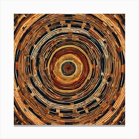 Circle Of Color Canvas Print