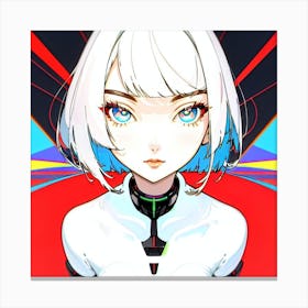 Anime Illust Diffusion XL - v0.4 Showcase Canvas Print