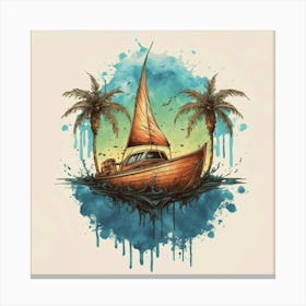 Low and Slow Beach Adventure Canvas Print