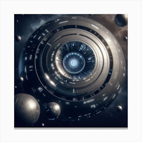 Spaceship 68 Canvas Print