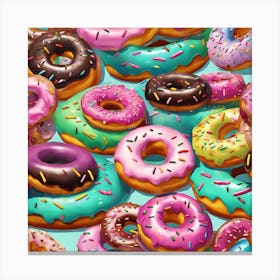 Donut Plant Art Print (4) Canvas Print