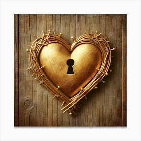 Heart Of Gold 3 Canvas Print