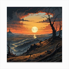 Lord Of The Rings Canvas Print