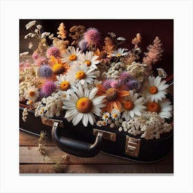 Flowers in a case 2 Canvas Print