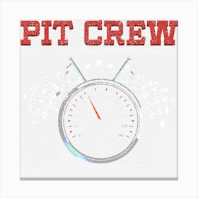 Pit Crew Race Car Or Truck Theme Birthday Party Canvas Print