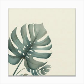 Monstera Leaf 4 Canvas Print