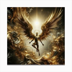 Golden Angel 3 Canvas Print