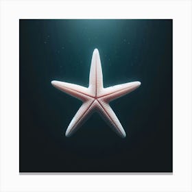 Starfish Underwater Canvas Print
