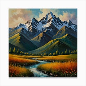 Mountain Stream 1 Canvas Print