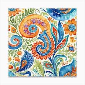 Paisley 5 Canvas Print