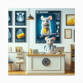 Doctor Mouse 1 Canvas Print