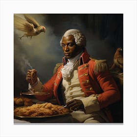 TOUSSAINT WOULDA LOVE FRIED CHICKEN Canvas Print