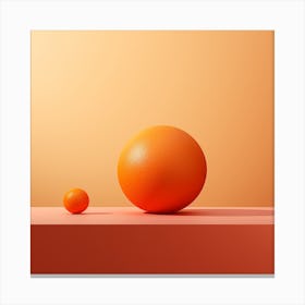 Abstract Orange 02 Canvas Print