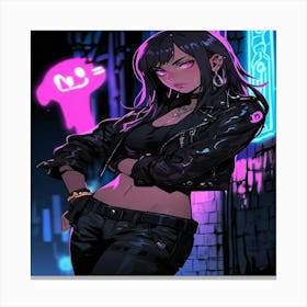 Anime Girl Canvas Print