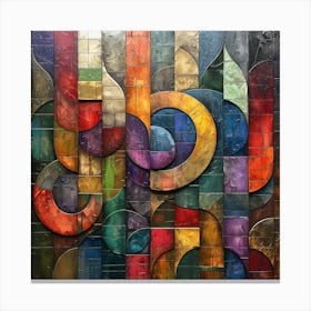 Abstract Abstract Painting 3 Canvas Print