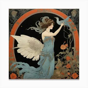 Loiseau Volage George Barbier Art Print 0 Canvas Print