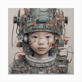 'Child In Space' Canvas Print