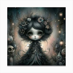 Spooky Girl Canvas Print